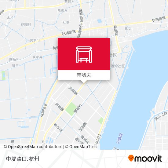 中堤路口地图