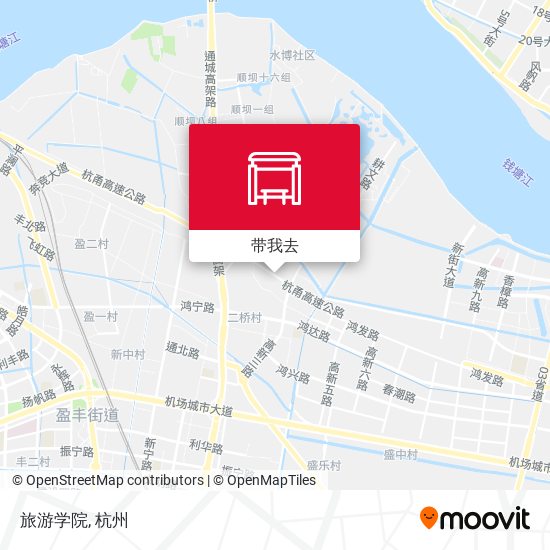 旅游学院地图