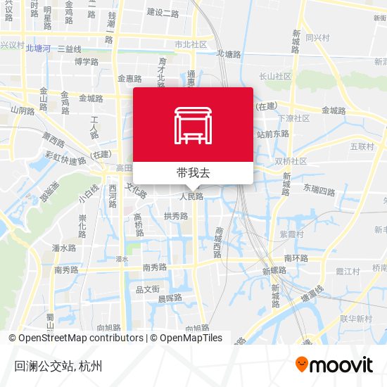回澜公交站地图