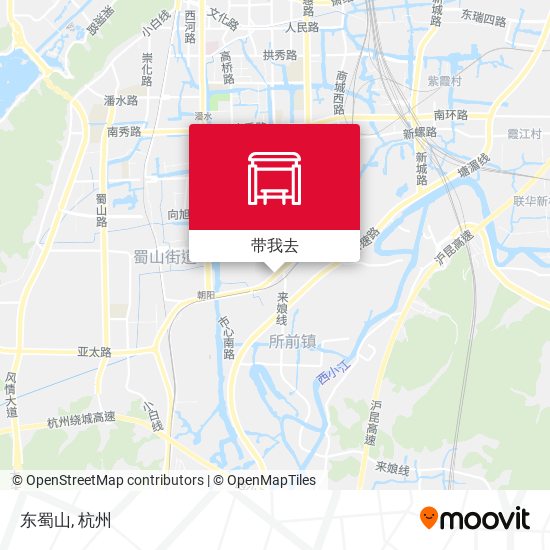 东蜀山地图