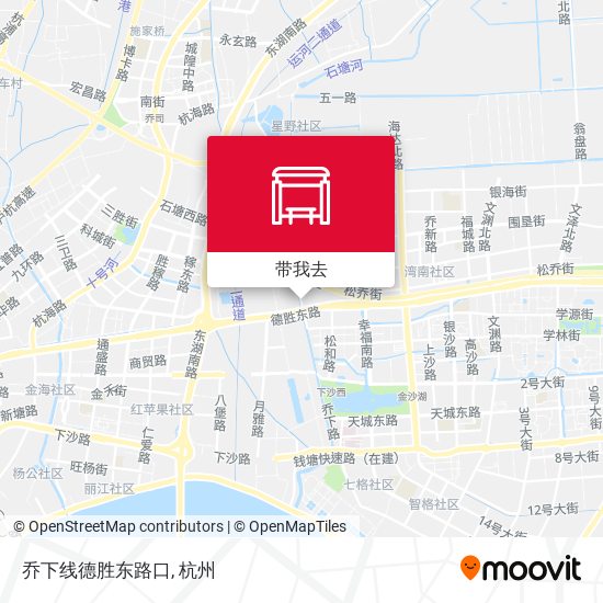乔下线德胜东路口地图