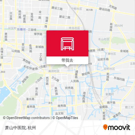 萧山中医院地图
