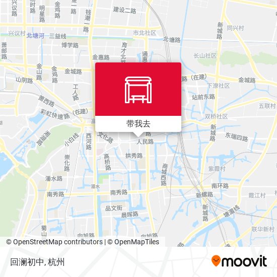 回澜初中地图