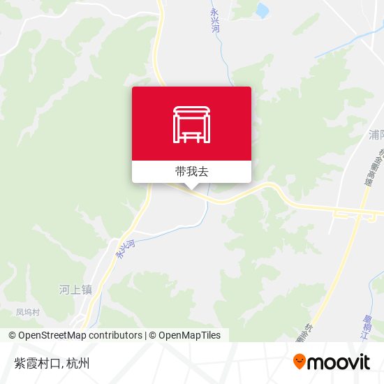 紫霞村口地图