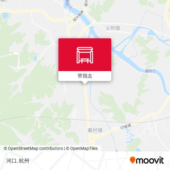河口地图