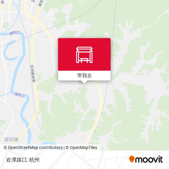 欢潭路口地图