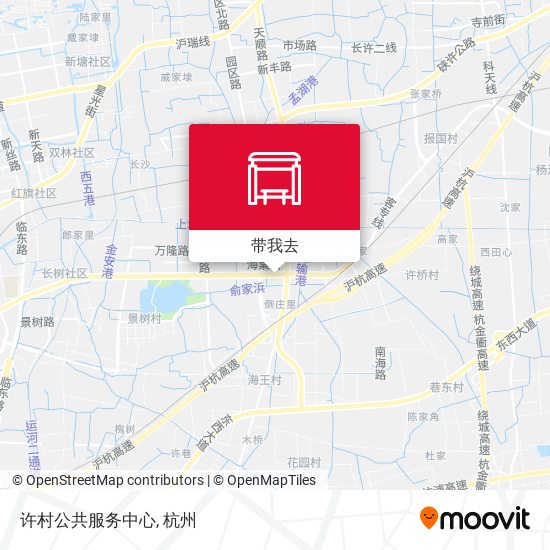许村公共服务中心地图