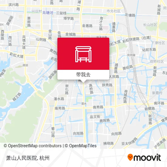 萧山人民医院地图