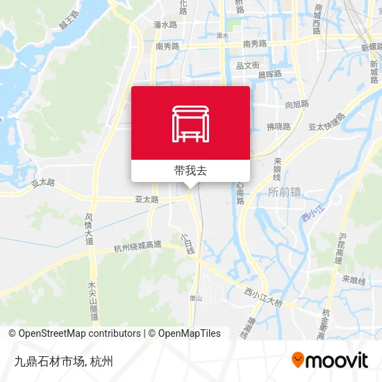九鼎石材市场地图