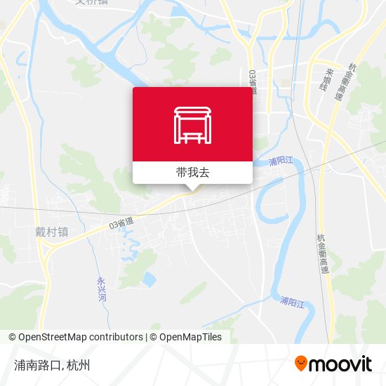 浦南路口地图