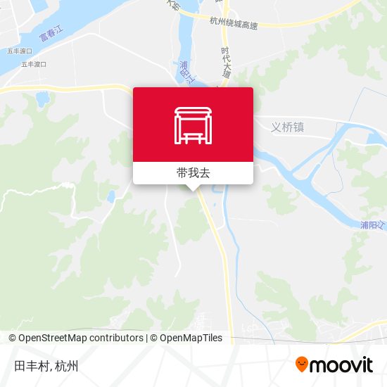 田丰村地图