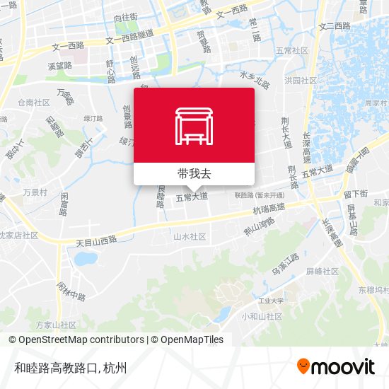 和睦路高教路口地图
