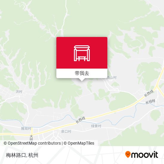 梅林路口地图