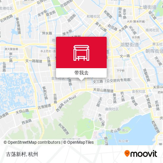 古荡新村地图