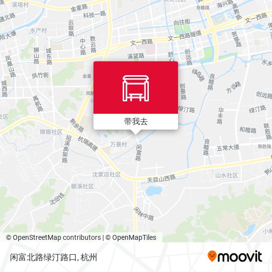 闲富北路绿汀路口地图