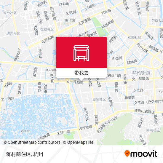 蒋村商住区地图