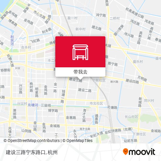 建设三路宁东路口地图