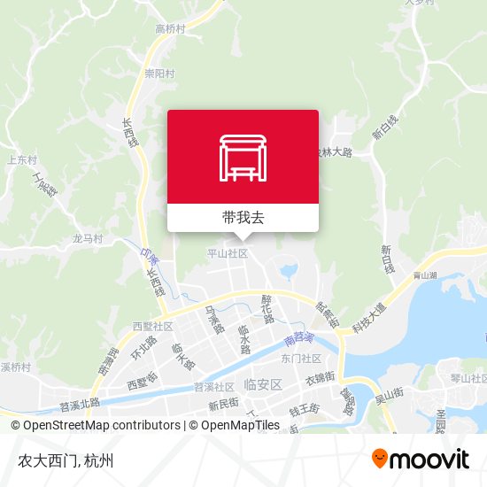农大西门地图