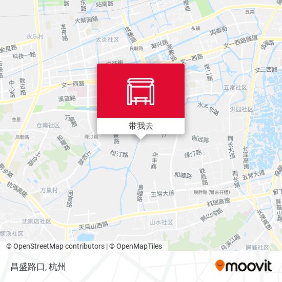 昌盛路口地图