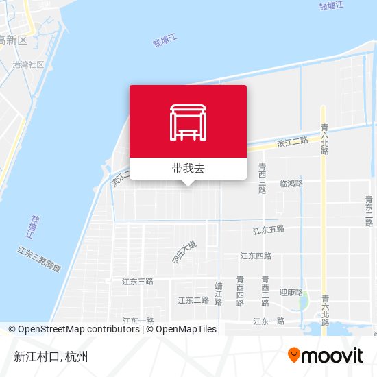 新江村口地图