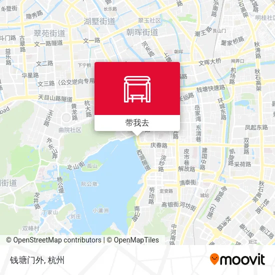 钱塘门外地图