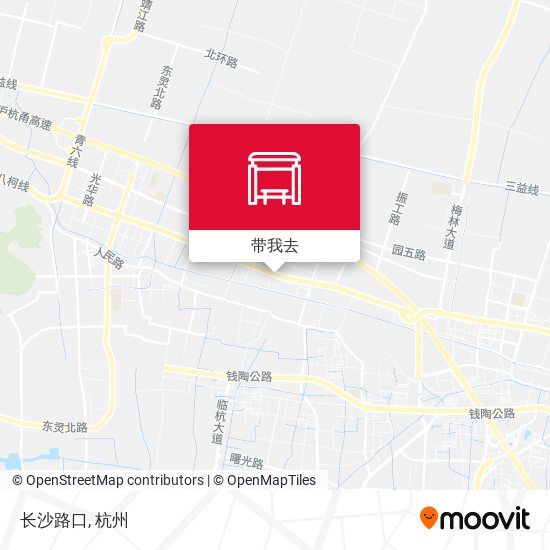 长沙路口地图