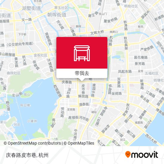 庆春路皮市巷地图