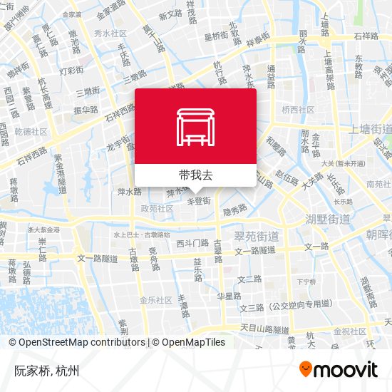 阮家桥地图