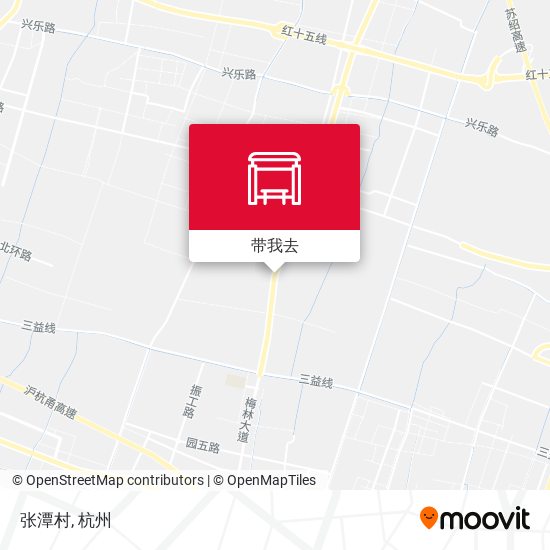 张潭村地图