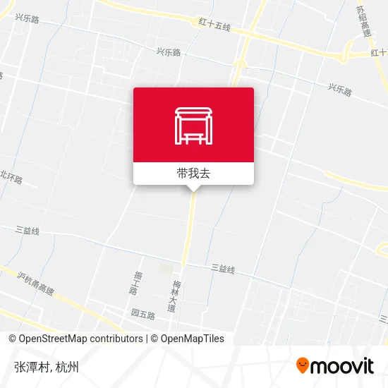 张潭村地图