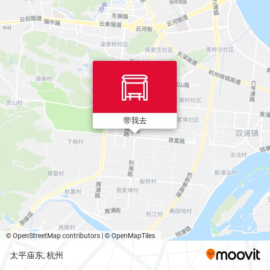 太平庙东地图