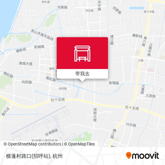 横蓬村路口(招呼站)地图