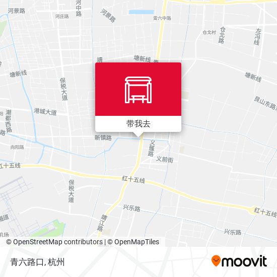 青六路口地图