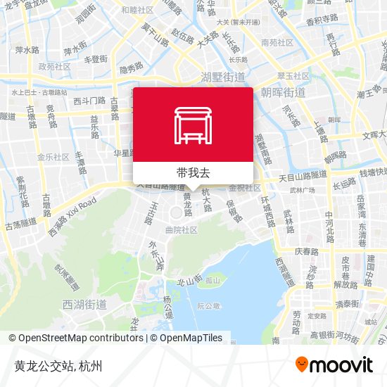 黄龙公交站地图