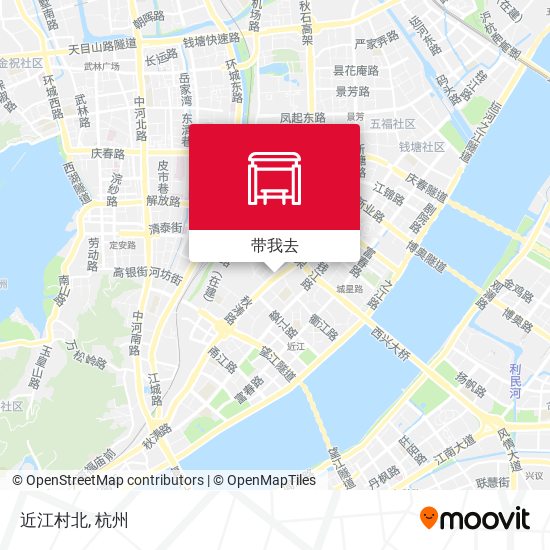 近江村北地图