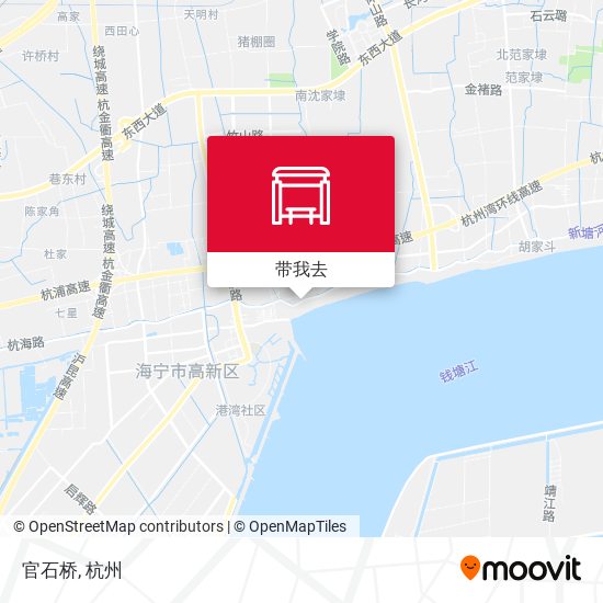 官石桥地图