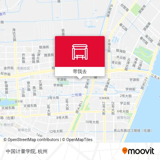 中国计量学院地图
