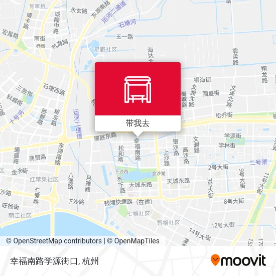 幸福南路学源街口地图