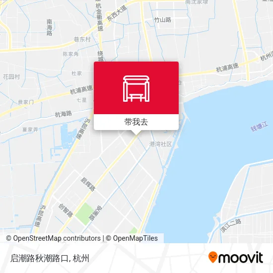 启潮路秋潮路口地图