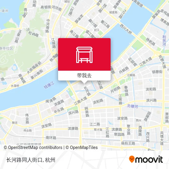 长河路同人街口地图