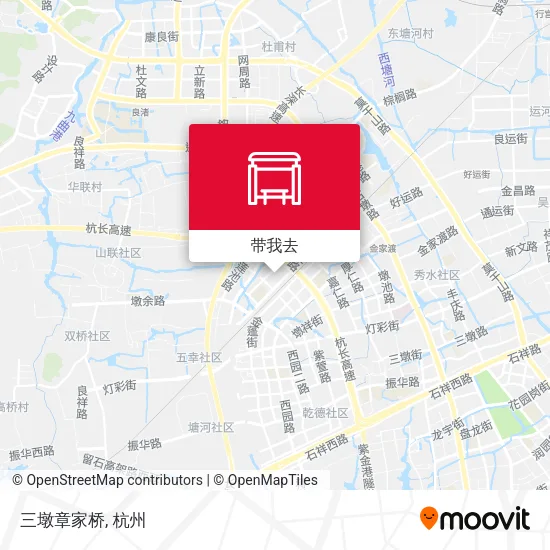 三墩章家桥地图