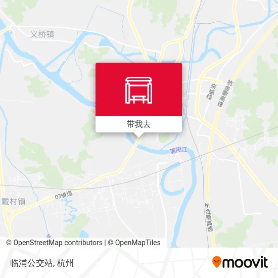 临浦公交站地图