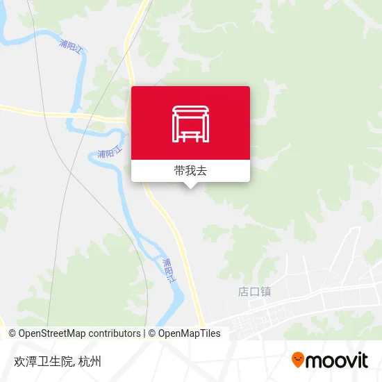 欢潭卫生院地图