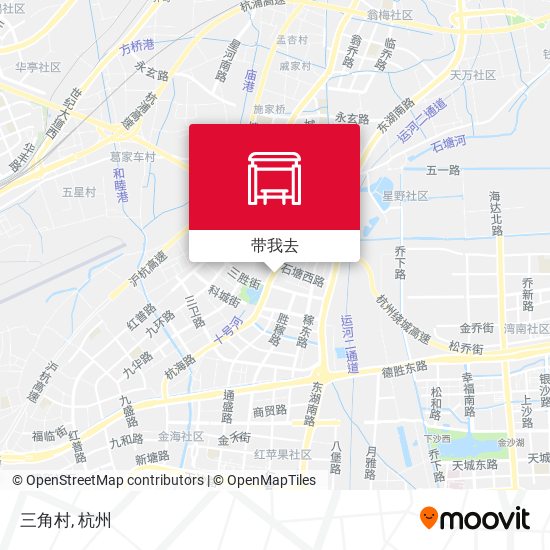 三角村地图