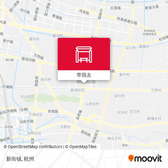 新街镇地图