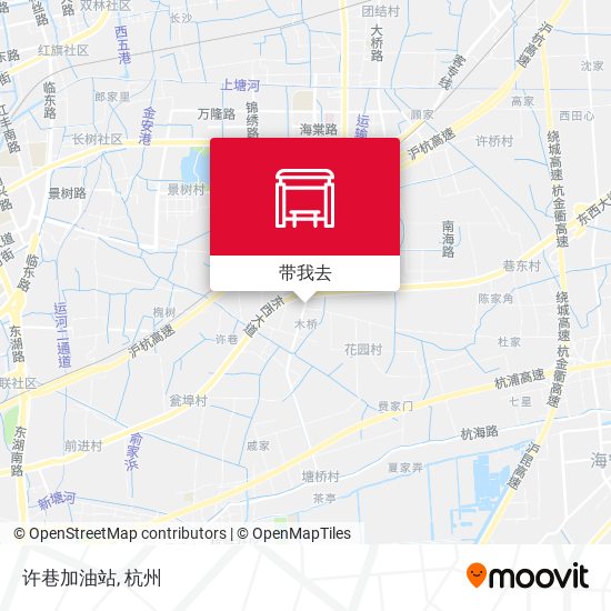 许巷加油站地图