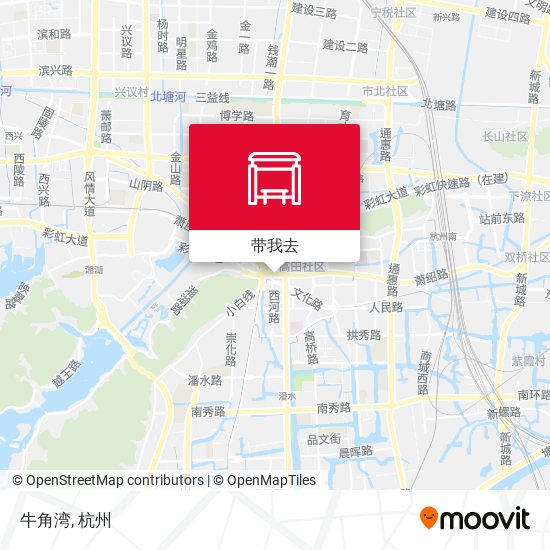 牛角湾地图