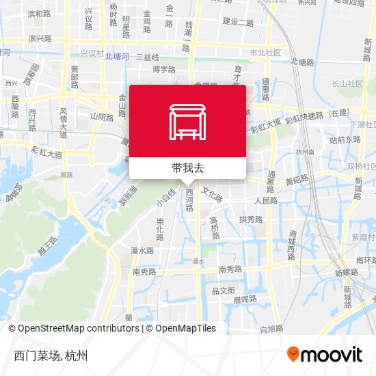西门菜场地图