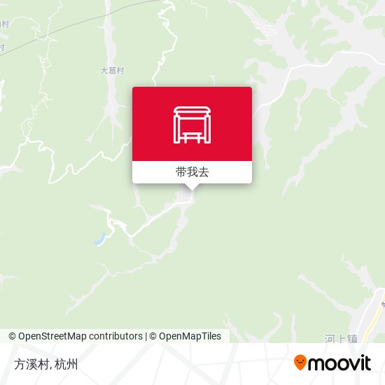 方溪村地图