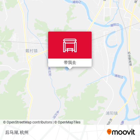 后马湖地图